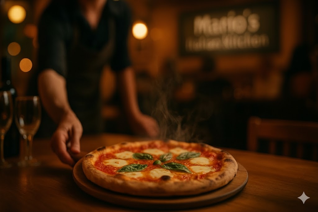 Food commercial in production
